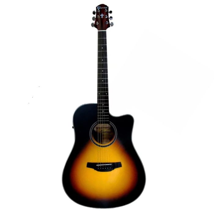 Crafter HD-100CE OP cutaway vintage sunburst main product photo