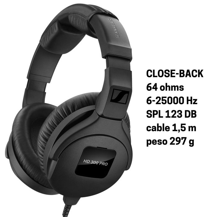 Cuffia Sennheiser HD 300 PRO CLOSED 64 Ohm main product photo