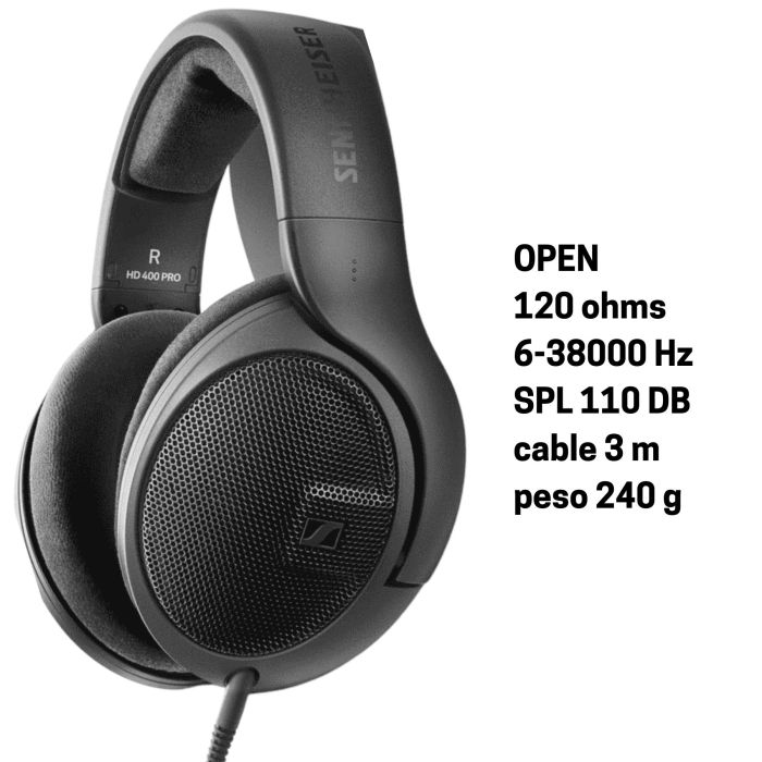 Cuffia Sennheiser HD 400 PRO - OPEN 120 Ohm main product photo