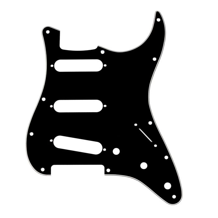 Battipenna Fender Stratocaster Standard 3-ply black main product photo