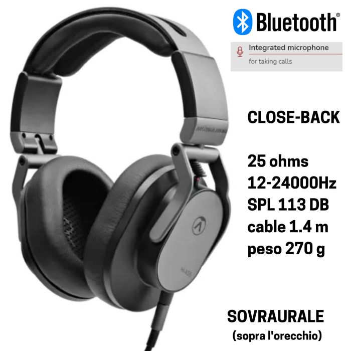 Cuffia bluetooth Austrian Audio HI-X25BT CLOSED 25 Ohm con microfono main product photo