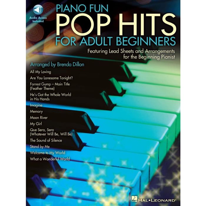 Piano Fun - Pop Hits for Adult Beginners Arr. Brenda Dillon BOOK+AUDIO-ONLINE - PIANOFORTE main product photo