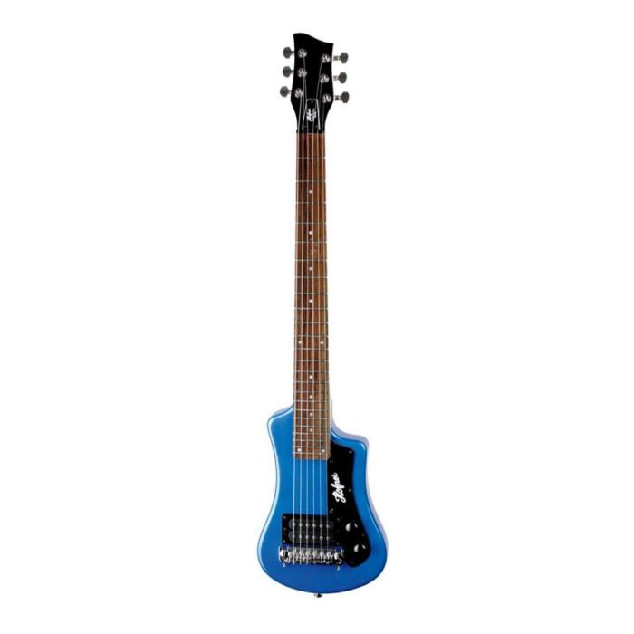 Hofner Shorty Guitar Blue + Bag main product photo