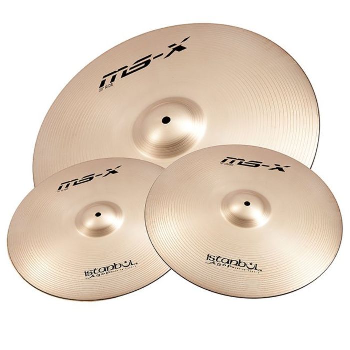 Istanbul Agop MS-X Set Piatti Hi-hat 14'',Crash 16'', Ride 20' main product photo