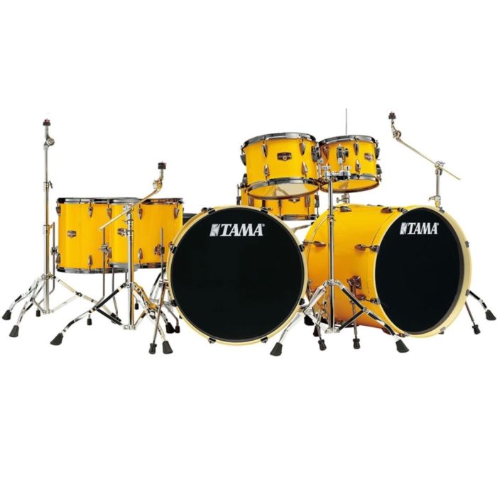 Tama Imperialstar Lars Ulrich 22" 7pz hardware Electric Yellow LTD IP72ZH9WBN-ELY Batteria main product photo