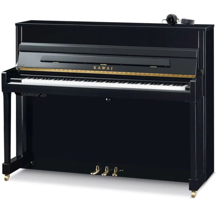 Kawai K200 ATX4 nero lucido h114cm main product photo