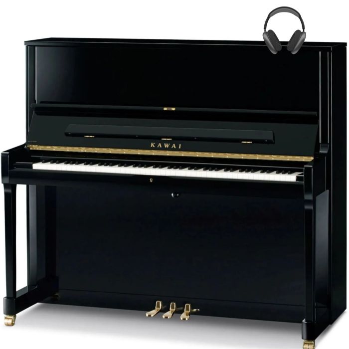 Kawai K500 AURES 2 nero lucido main product photo