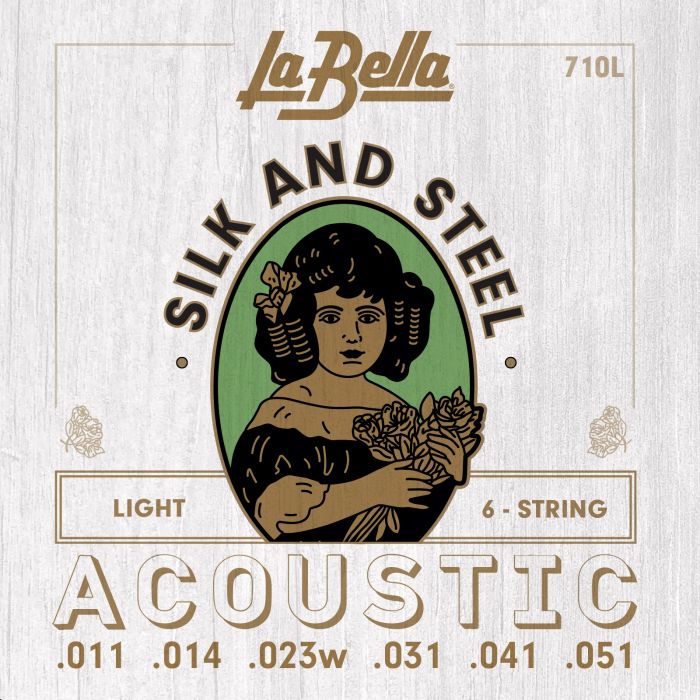 Corde Acustica La Bella 11-51 Tensione leggera main product photo