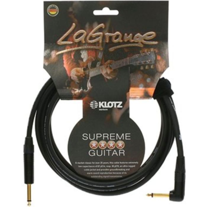 Cavo Jack/Jack angolare 6 mt Klotz serie LA Grange main product photo
