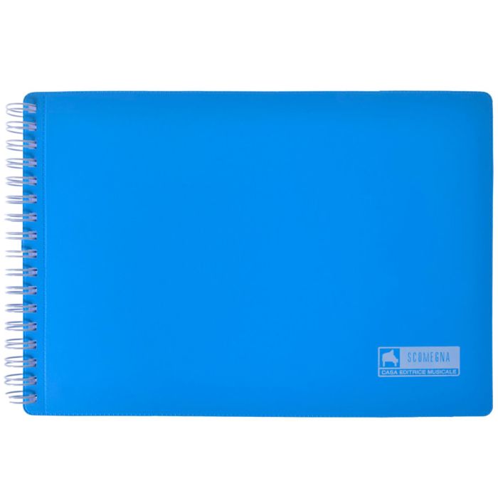 Libretto banda Scomegna 20 fogli 22,5x15cm azzurro 220gr main product photo