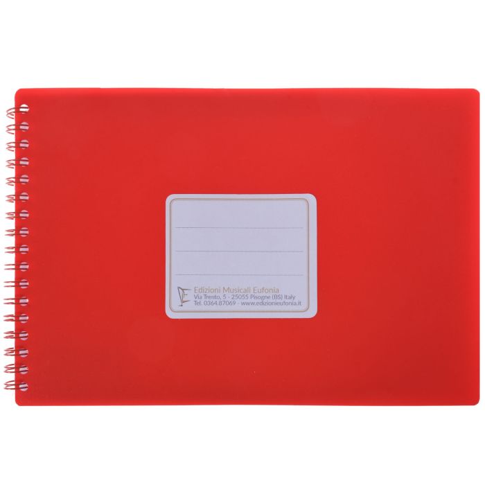 Libretto banda Eufonia 15 buste 22,5x15cm rosso 96 gr main product photo