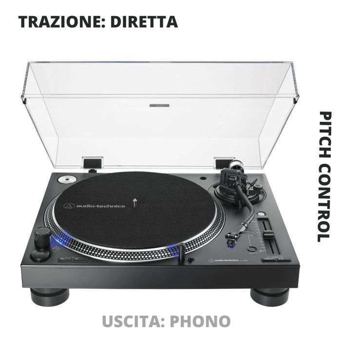 Audio-Technica AT-LP140XPBK black main product photo