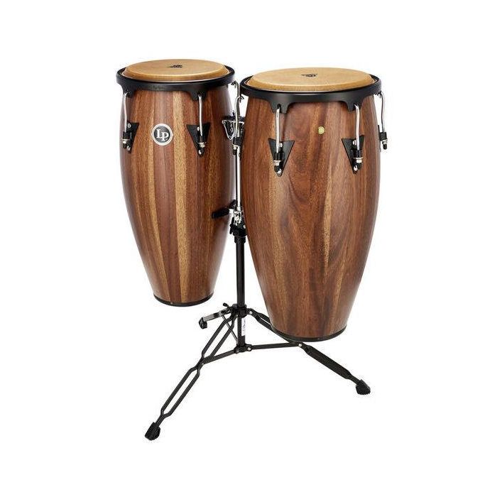 Congas 11"+12" LP Aspire walnut stand main product photo