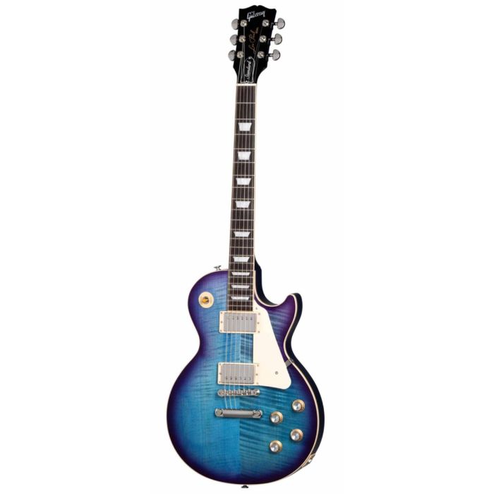 Gibson Les Paul Standard 60s Figured top blueberry burst con custodia main product photo
