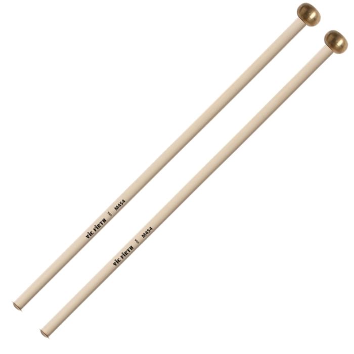 Vic Firth M454 Mallets Glockenspiel Articulate 7/8" brass oval main product photo
