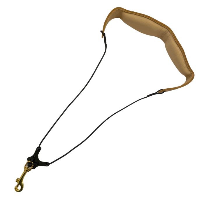 Cebulla Sax Strap M Deluxe brown small adjuster fibre main product photo