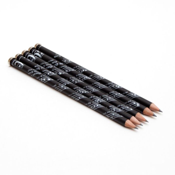 Matita Music-Gift black spartito con magnete main product photo