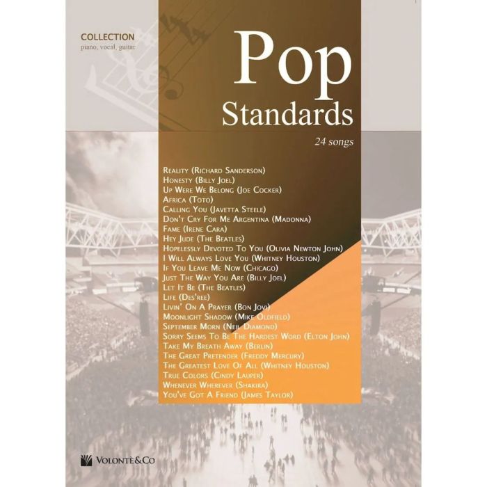 Pop standards collection piano/voce/chitarra main product photo