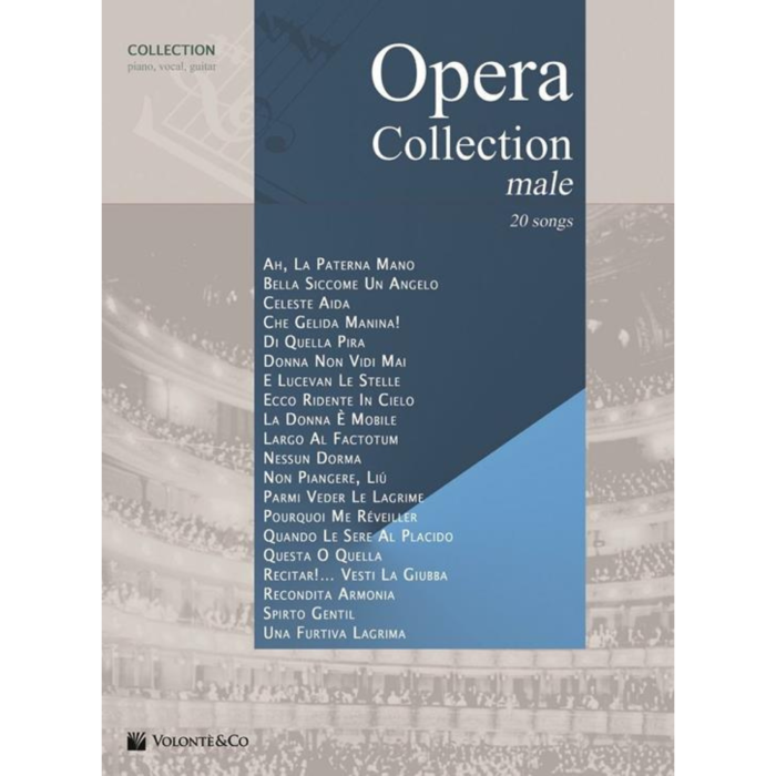 Opera Collection Male piano, voce, chitarra 20 canzoni main product photo