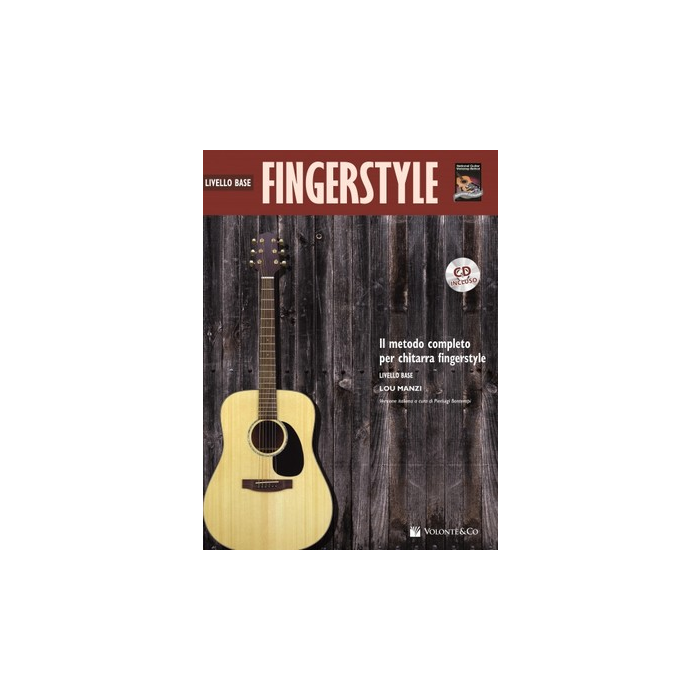 L.Manzi Fingerstyle Metodo completo con cd main product photo