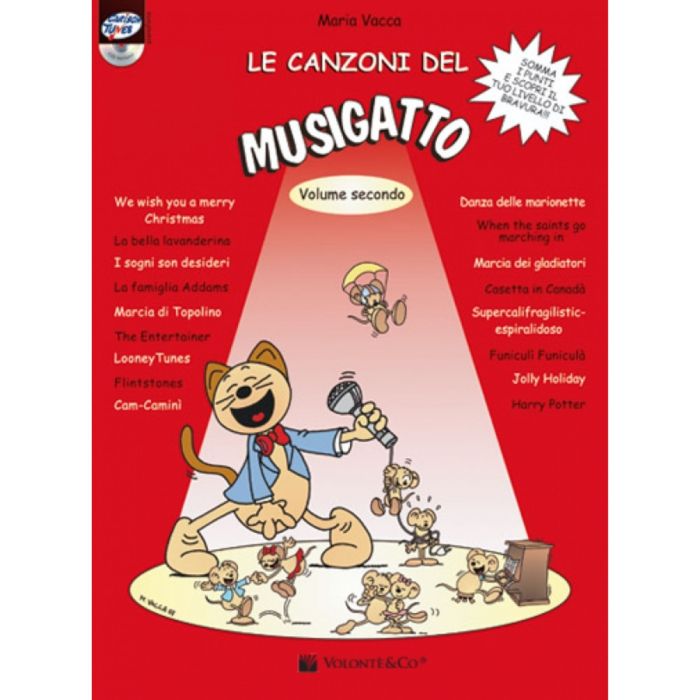 M.Vacca Le Canzoni del Musigatto Vol.2 con Cd main product photo