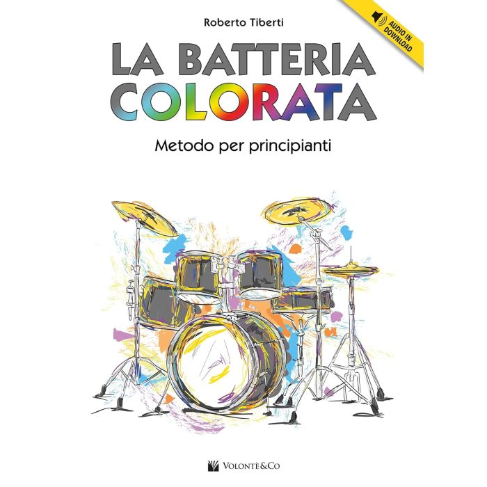 La Batteria colorata + audio download Autore Tiberti Roberto main product photo