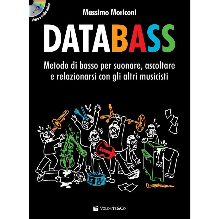 Massimo Moriconi Databass con CD e video-audio download main product photo