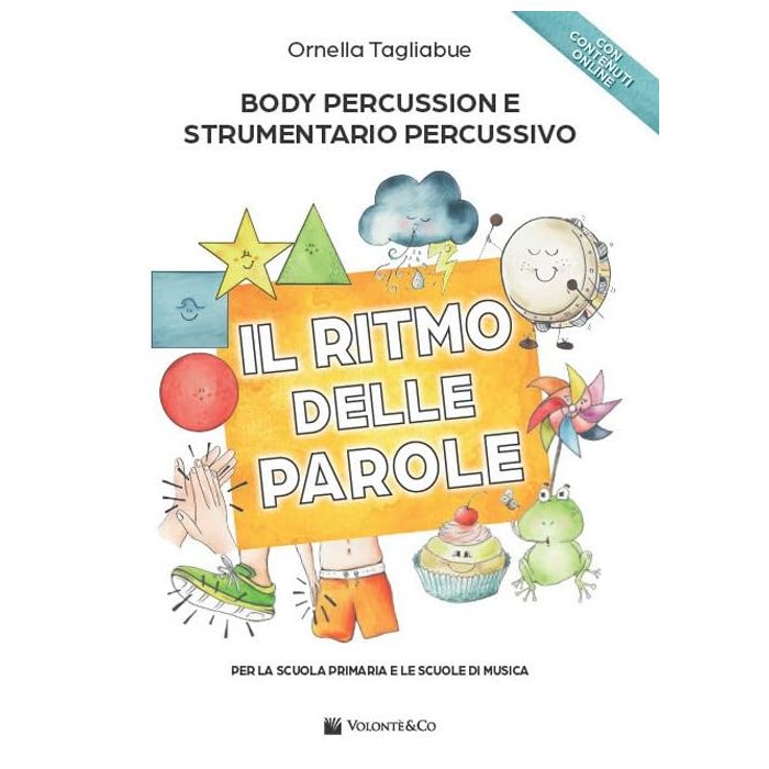 O.Tagliabue Il Ritmo delle Parole Body Percussion e strumentario percussivo main product photo