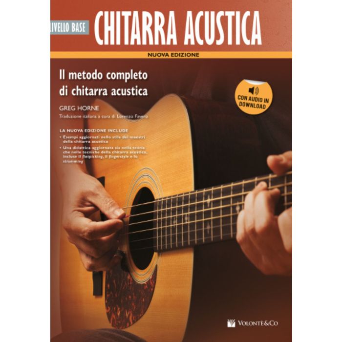 G.Horne Chitarra Acustica livello base con audio in download main product photo