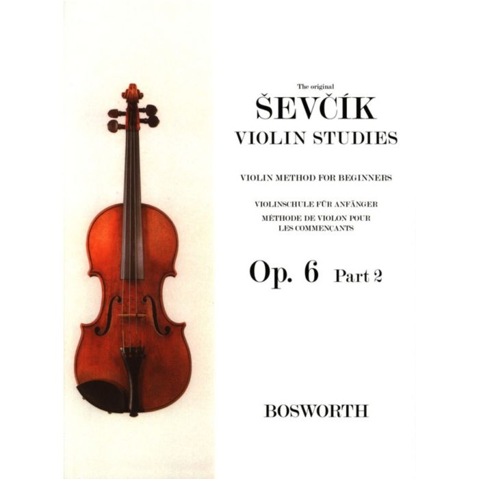 Sevcik Metodo Studi Violinistici per Principianti Op.6 Part 2 main product photo
