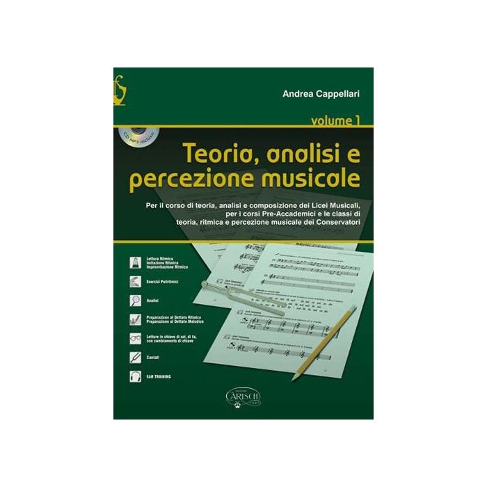 Cappellari Teoria analisi e percezione musicale con cd vol. 1 main product photo