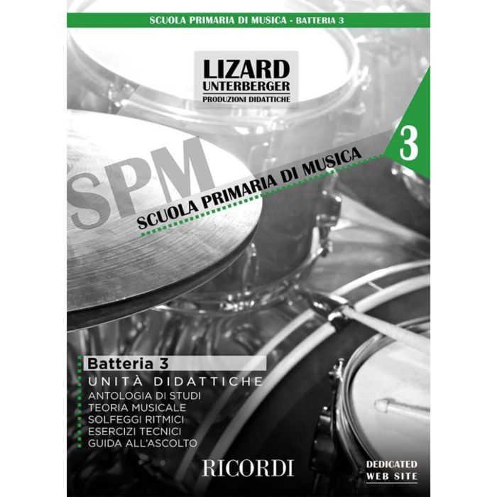 G.Damiani Lizard Unterberger Scuola Primaria di Musica: Batteria Vol.3 main product photo