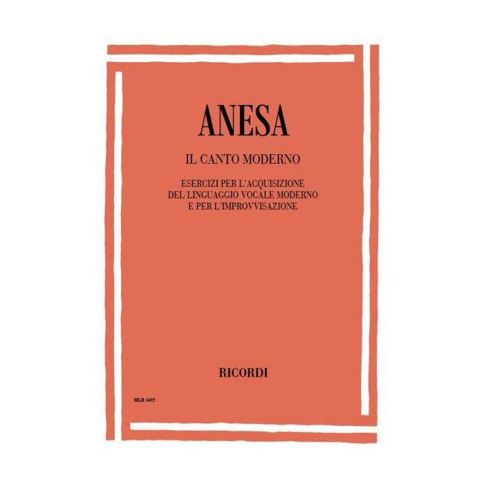 M.Anesa Il Canto Moderno main product photo