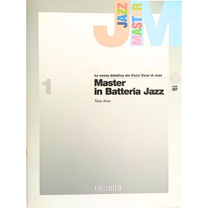 T.Arco Master in Batteria Jazz Vol.1 con Dvd main product photo