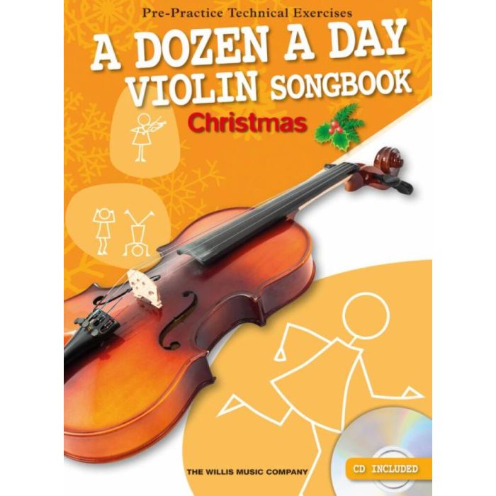 A Dozen A Day Violin Songbook Christmas Arr. Chris Hussey BOOK+CD - Violino main product photo