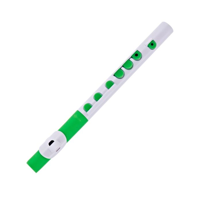 Flauto Nuvo Toot 2.0 corpo in abs bianco verde con borsa main product photo