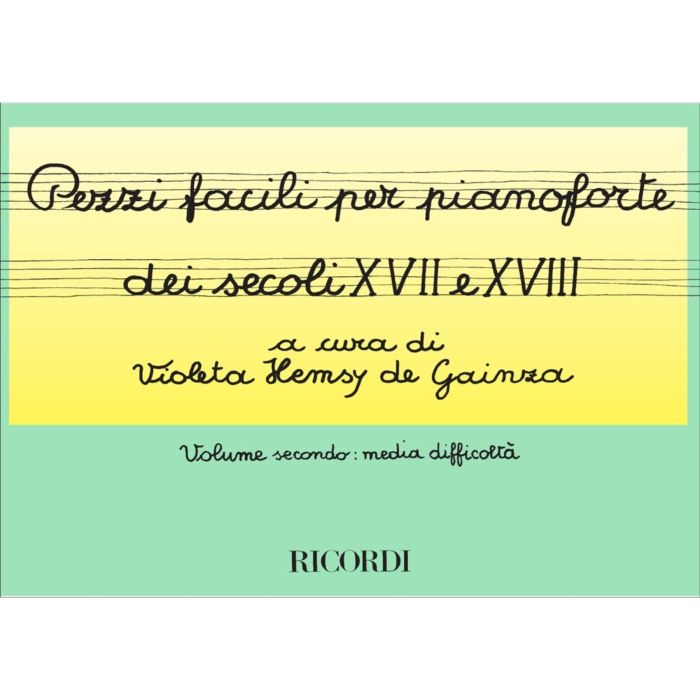 V. Hemsy de Gainza Pezzi facili per pianoforte dei secoli XVII e XVIII Vol. 2 main product photo