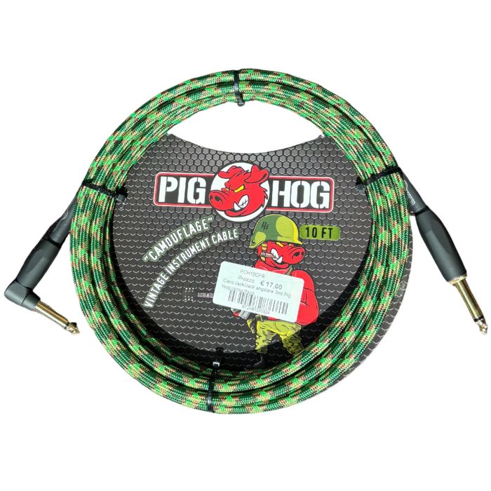 Pig Hog Cavo Jack/Jack angolare 3mt camouflage main product photo