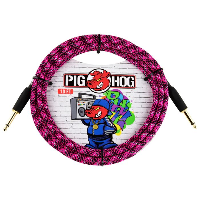 Pig Hog Cavo jack/jack 3 mt Pink Graffiti main product photo