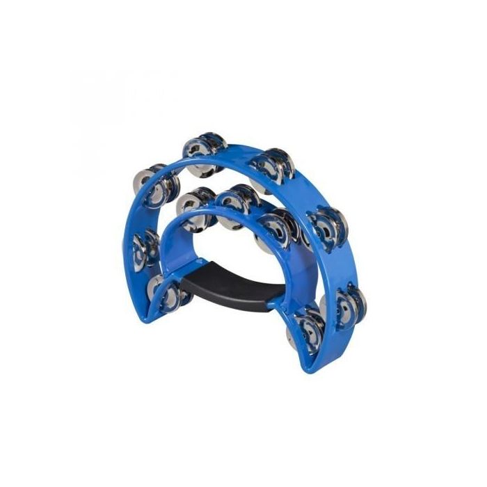 Cembalo Peace mezzaluna doppia fila sonagli plastica blu main product photo