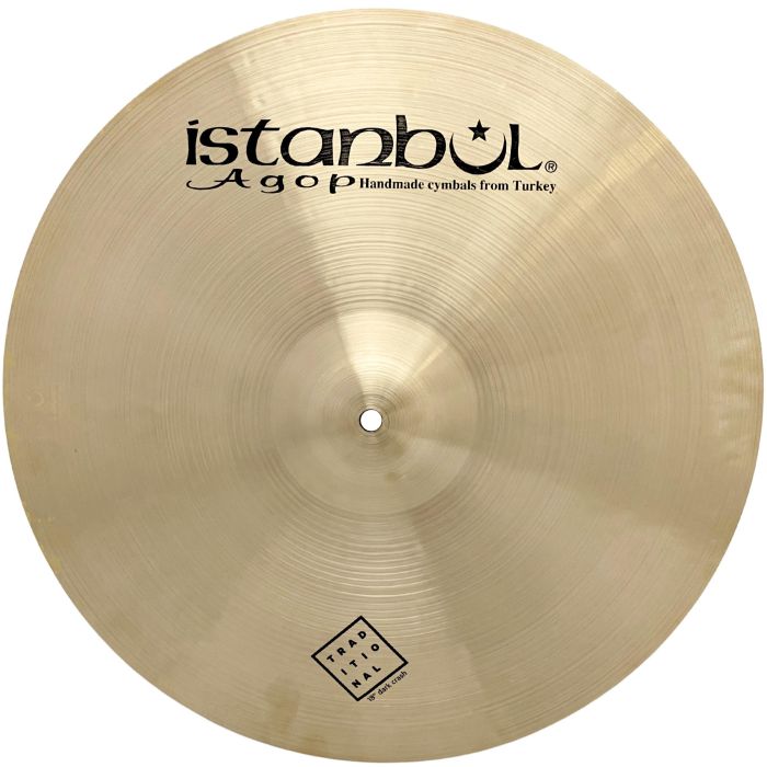 Istanbul Agop Piatto 18" Traditional Crash Dark EX DEMO main product photo