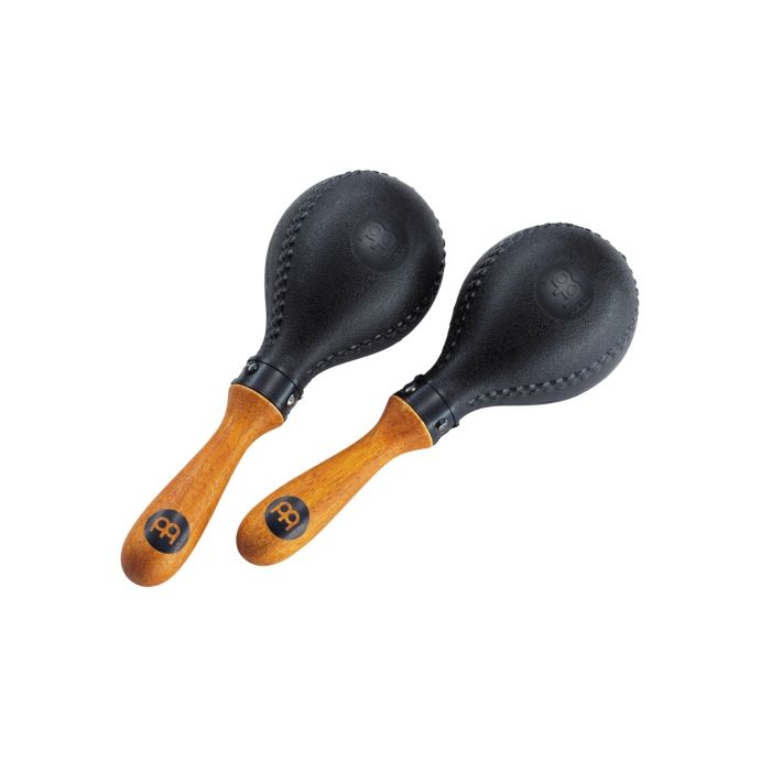 Maracas Meinl PM2BK sintetici nero manico in legno main product photo