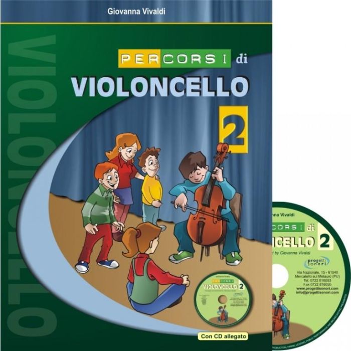 G.Vivaldi Percorsi di Violoncello Vol.2 con Cd main product photo