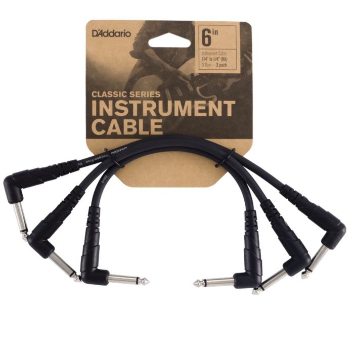 D'Addario PW-CGTP-305 Cavo patch 15cm Classic 3pz main product photo