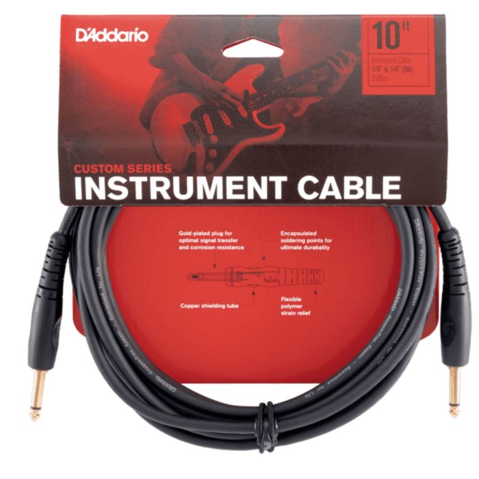 D'Addario PW-G-10 Cavo jack/jack 3 mt Custom main product photo