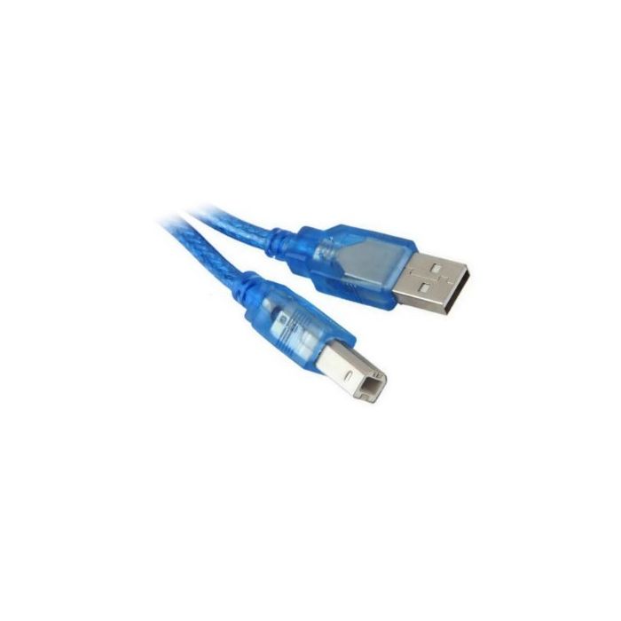 Cavo usb 2.0 A/B 2,5mt Oqan QABL blu main product photo