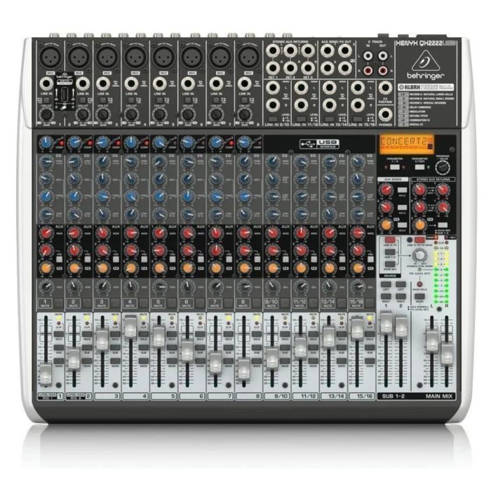 Mixer Behringer QX2222USB con effetti e USB - 8Mic/4Stereo main product photo
