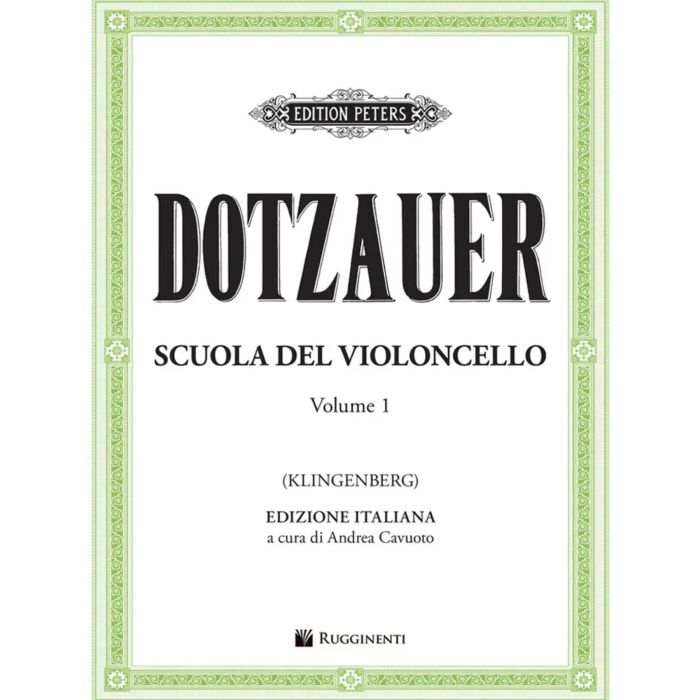 Dotzauer Scuola Del Violoncello Volume 1 Ed. Italiana main product photo