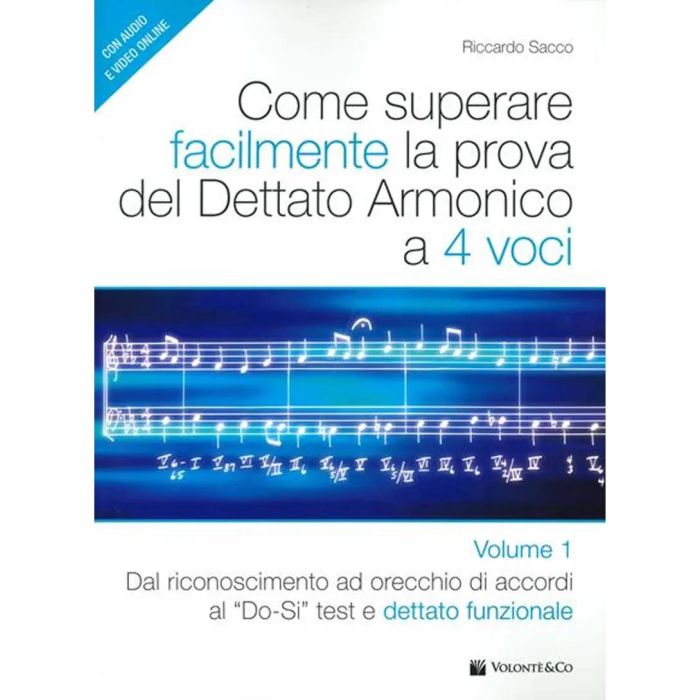 Sacco Come superare facilmente la prova del Dettato armonico a 4 voci main product photo