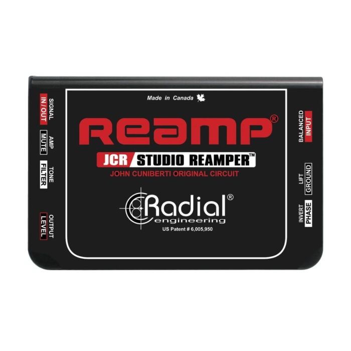 Radial Reamp JCR Reamp box passiva main product photo